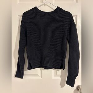 Abercrombie & Fitch Black Ribbed Sweater
